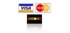 We accept all major credit cards